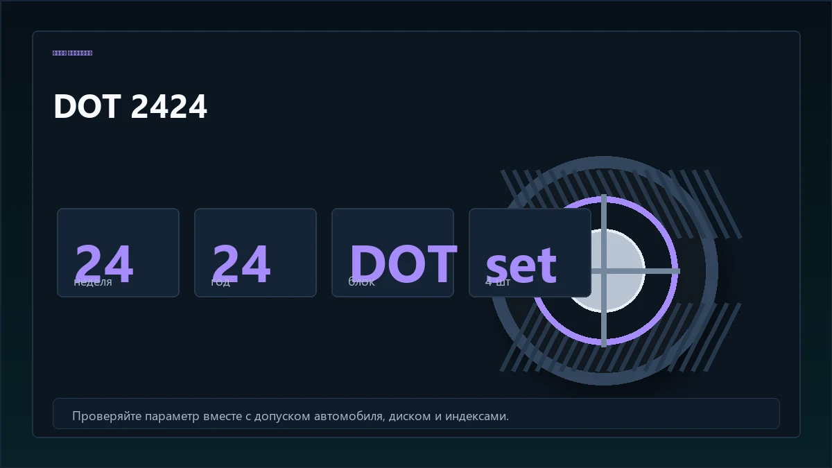 Схема чтения DOT 2424 на шине